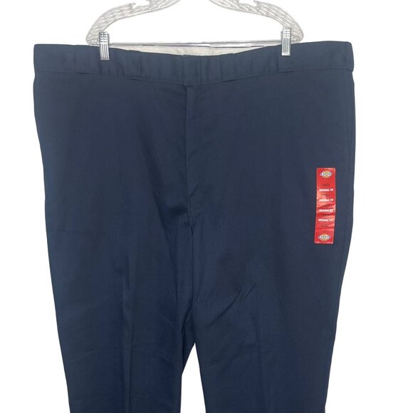 Dickies 874 Original Fit Flex Work Pants Mens 50 X 32 Blue New Durable - Picture 3 of 11